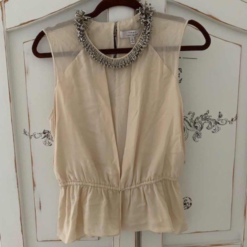 Robert Rodriguez Embellished Blouse/Shirt